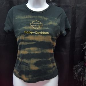 Harley Davidson Tie Dye Top